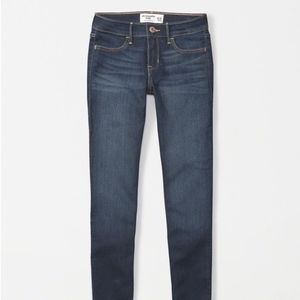 NWOT Abercrombie Kids Dark Wash Super Skinny Jeans